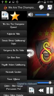 Galatasaray Marches android App screenshot 7